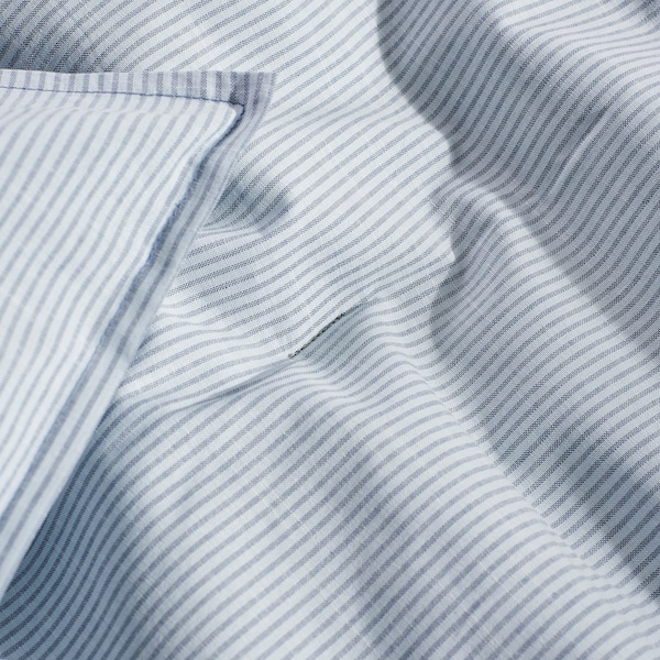 IKEA BERGPALM comforter set, King Blue / Stripe, Ikea Ireland | 1476RHDKQ