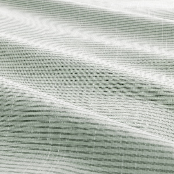 IKEA BERGPALM duvet cover and pillowcase(s), Twin Green / Stripe, Ikea Ireland | 1465QXYWU