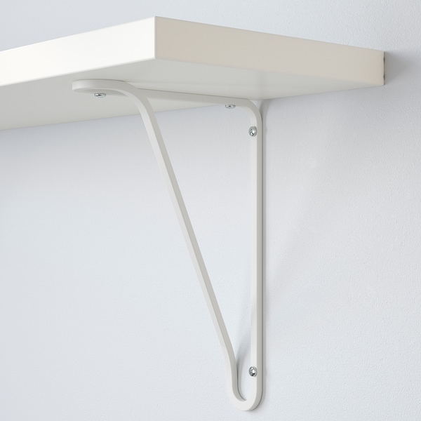 IKEA BERGSHULT / FÖRLÄGGARE wall shelf, 47 1/4x7 7/8 in White / White, Ikea Ireland | 6497NOZUP