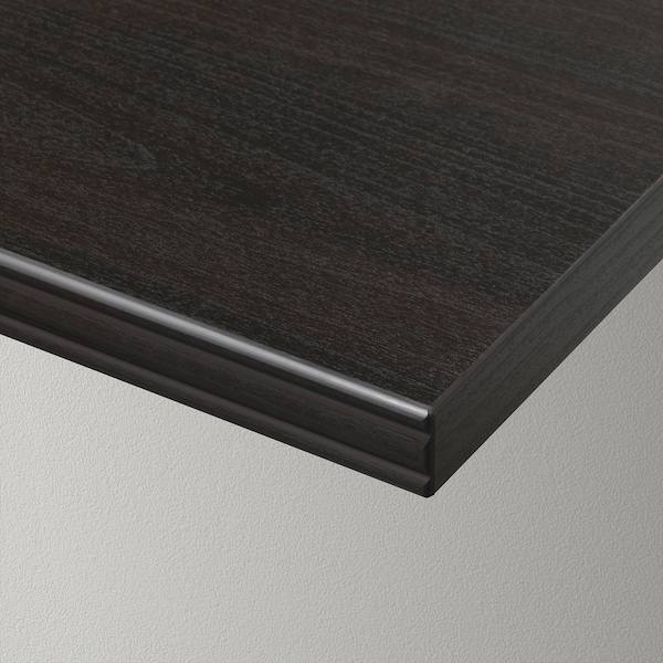 IKEA BERGSHULT / GRANHULT wall shelf combination, 31 1/2x7 7/8 in Brown / Black / Nickel Plated, Ikea Ireland | 9150ZJWAO