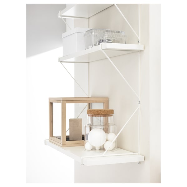 IKEA BERGSHULT / PERSHULT wall shelf, 31 1/2x7 7/8 in White / White, Ikea Ireland | 0258FTDQV