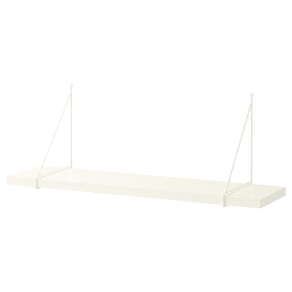 IKEA BERGSHULT / PERSHULT wall shelf, 31 1/2x7 7/8 in White / White, Ikea Ireland | 0258FTDQV