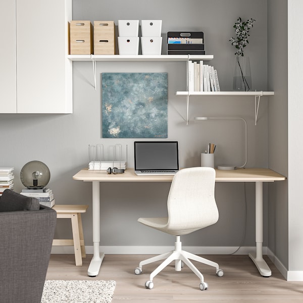 IKEA BERGSHULT / PERSHULT wall shelf combination, 47 1/4x11 3/4 in White / White, Ikea Ireland | 5241ZUEOV