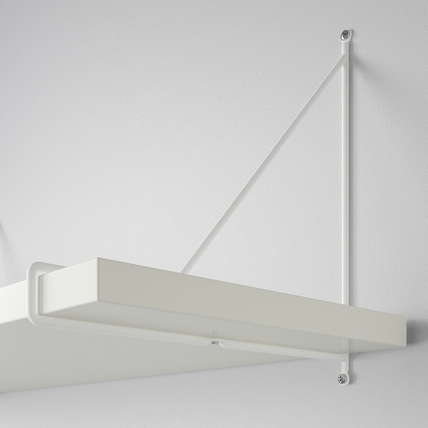 IKEA BERGSHULT / PERSHULT wall shelf combination, 47 1/4x11 3/4 in White / White, Ikea Ireland | 5241ZUEOV
