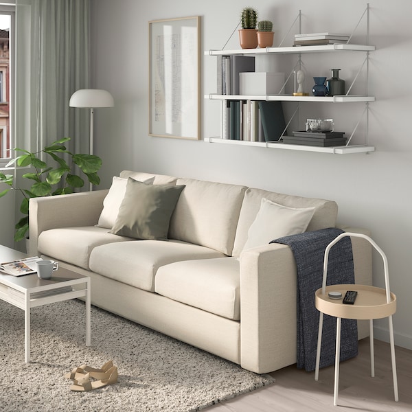 IKEA BERGSHULT / PERSHULT wall shelf combination, 47 1/4x11 3/4 in White / White, Ikea Ireland | 8469CNSEF