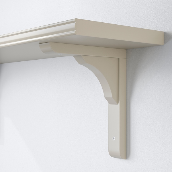 IKEA BERGSHULT / RAMSHULT wall shelf, 31 1/2x7 7/8 in Gray / Beige, Ikea Ireland | 6312PRVLX