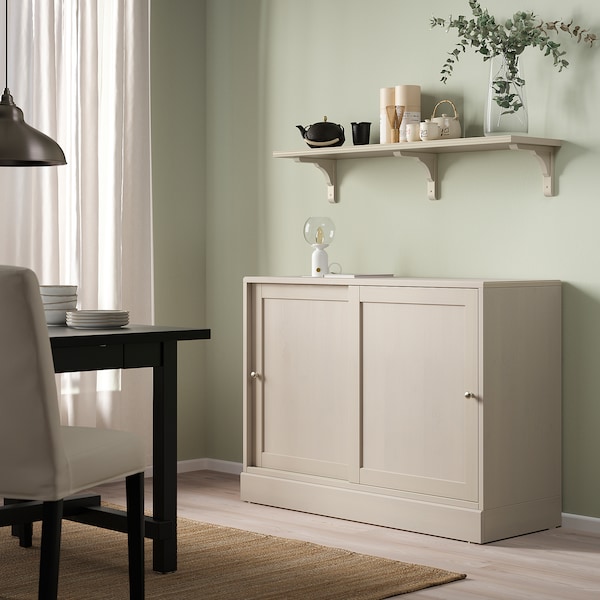 IKEA BERGSHULT / RAMSHULT wall shelf, 47 1/4x11 3/4 in Gray / Beige, Ikea Ireland | 0268IXPYV