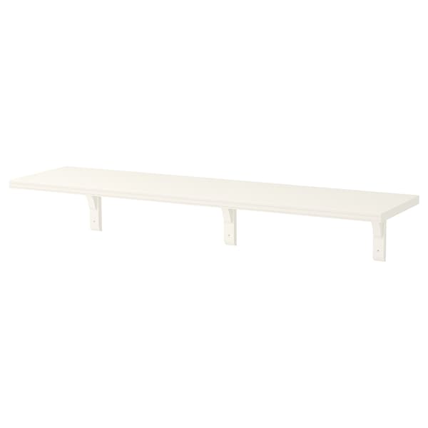 IKEA BERGSHULT / RAMSHULT wall shelf, 47 1/4x11 3/4 in White, Ikea Ireland | 3278ZHLDA