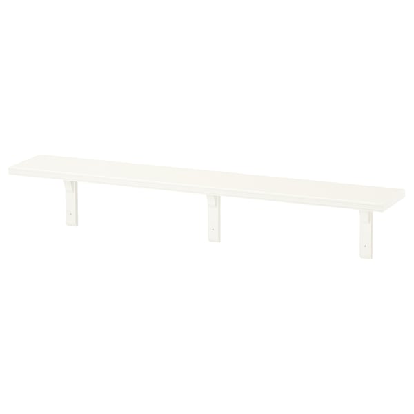 IKEA BERGSHULT / RAMSHULT wall shelf, 47 1/4x7 7/8 in White, Ikea Ireland | 4713YMILJ