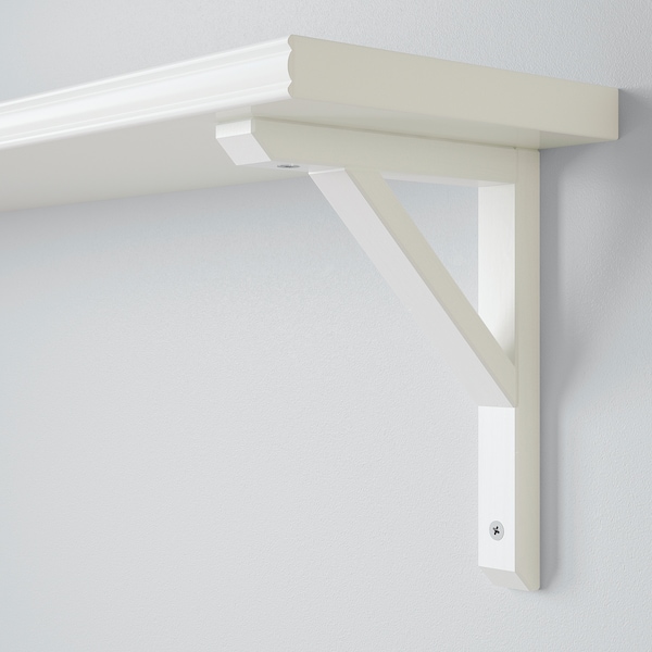 IKEA BERGSHULT / SANDSHULT wall shelf, 31 1/2x7 7/8 in White / White Stained Aspen, Ikea Ireland | 4360EUXKJ