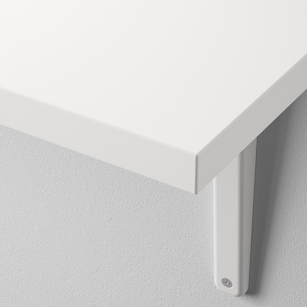 IKEA BERGSHULT / TOMTHULT shelf with bracket, white, 31 1/2x11 3/4 in, Ikea Ireland | 9421HZACB