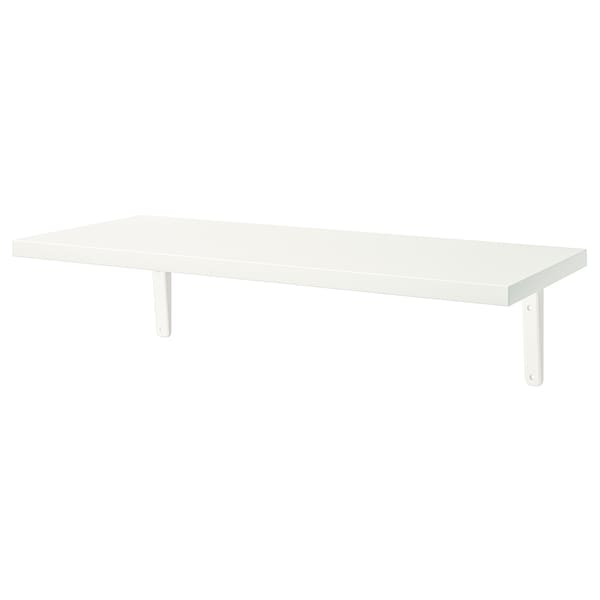 IKEA BERGSHULT / TOMTHULT shelf with bracket, white, 31 1/2x11 3/4 in, Ikea Ireland | 9421HZACB