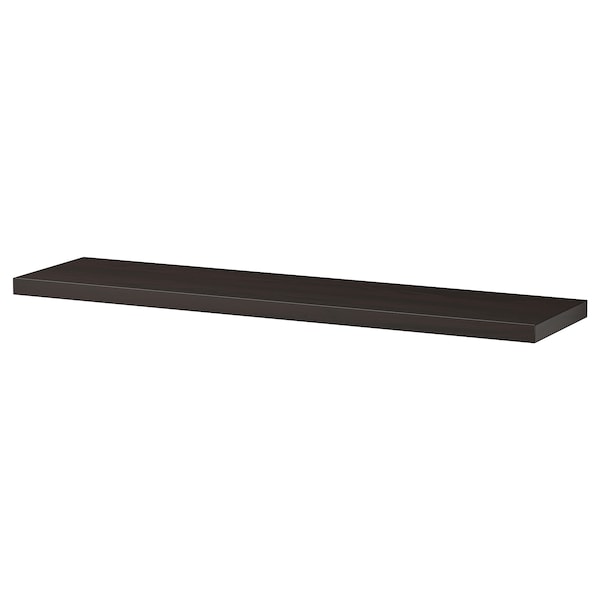 IKEA BERGSHULT shelf, 31 1/2x7 7/8 in Brown / Black, Ikea Ireland | 5614GVWFX