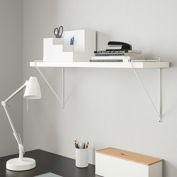 IKEA BERGSHULT shelf, 31 1/2x7 7/8 in White, Ikea Ireland | 3078QHRSP