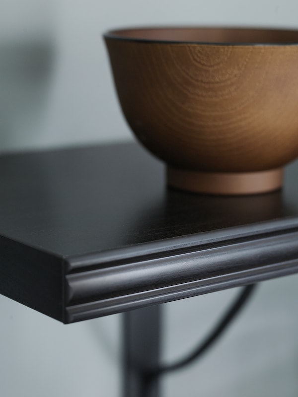 IKEA BERGSHULT shelf, 47 1/4x7 7/8 in Brown / Black, Ikea Ireland | 3842CYOLP