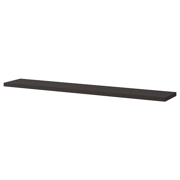IKEA BERGSHULT shelf, 47 1/4x7 7/8 in Brown / Black, Ikea Ireland | 3842CYOLP
