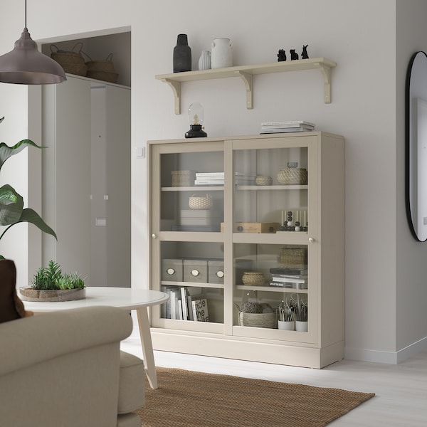 IKEA BERGSHULT shelf, 47 1/4x7 7/8 in Gray / Beige, Ikea Ireland | 2940RNIMQ