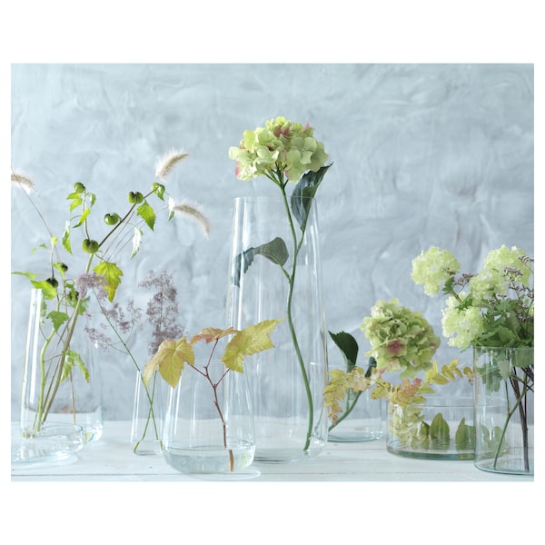 IKEA BERÄKNA vase, clear glass, 11 ¾ in, Ikea Ireland | 9203VMBHQ