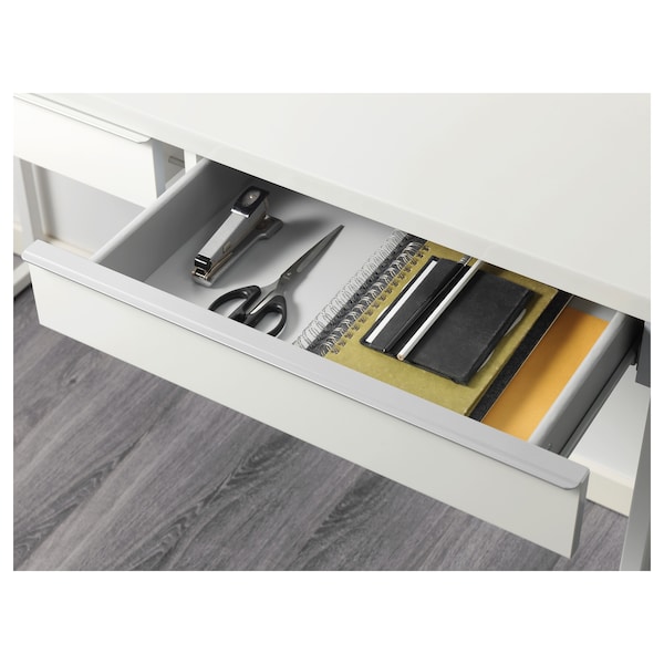 IKEA BESTÅ BURS desk, high gloss white, 47 1/4x15 3/4 in, Ikea Ireland | 3926UYBJL
