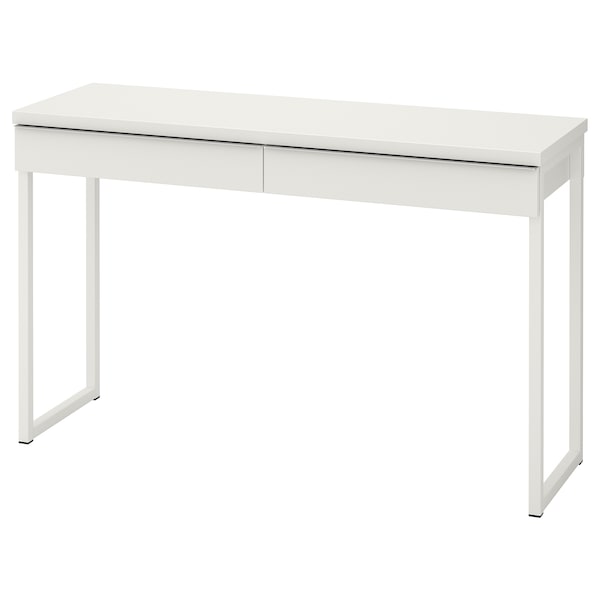 IKEA BESTÅ BURS desk, high gloss white, 47 1/4x15 3/4 in, Ikea Ireland | 3926UYBJL