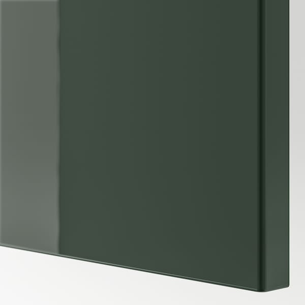 IKEA BESTÅ TV bench with doors, 47 1/4x16 1/2x18 7/8 in Black / Brown / Selsviken / Stubbarp Dark Olive / Green, Ikea Ireland | 3265SYBVR