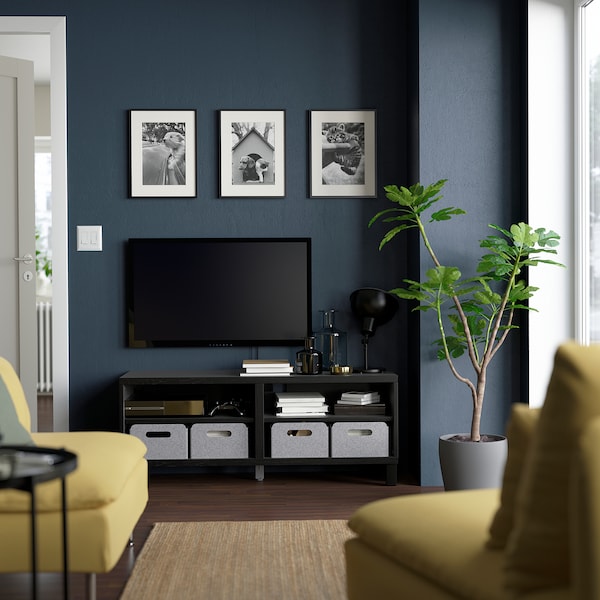 IKEA BESTÅ TV unit, 47 1/4x15 3/4x18 7/8 in Black / Brown, Ikea Ireland | 4573UWISG