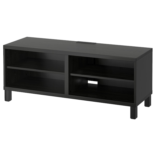 IKEA BESTÅ TV unit, 47 1/4x15 3/4x18 7/8 in Black / Brown, Ikea Ireland | 4573UWISG