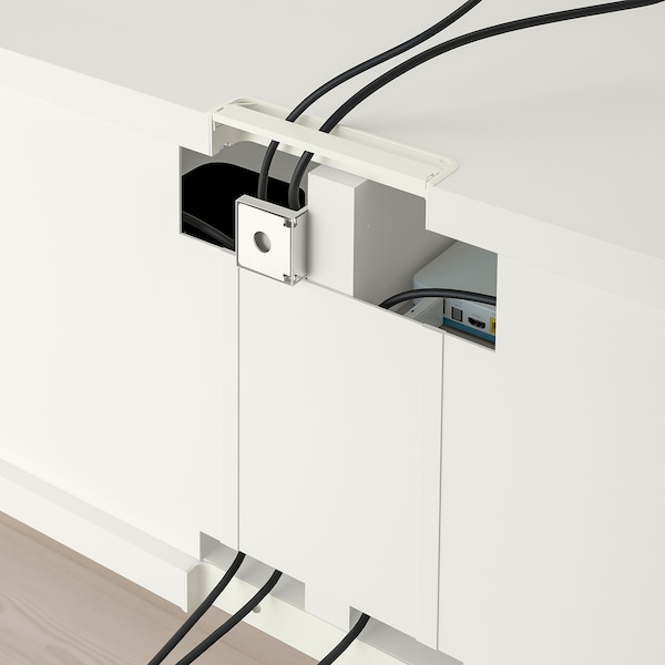 IKEA BESTÅ TV unit, 47 1/4x15 3/4x18 7/8 in White, Ikea Ireland | 8365WMCXK
