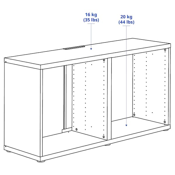 IKEA BESTÅ TV unit, 47 1/4x15 3/4x25 1/4 in White, Ikea Ireland | 8567WLARV