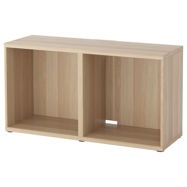 IKEA BESTÅ TV unit, 47 1/4x15 3/4x25 1/4 in White Stained Oak Effect, Ikea Ireland | 2013SQNYF