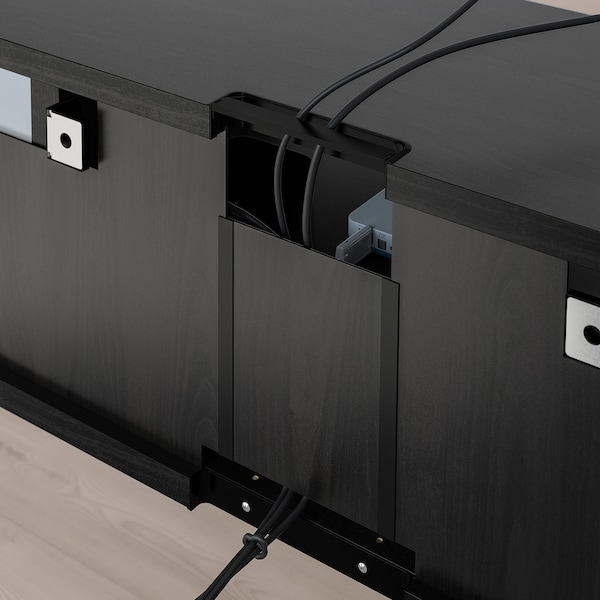 IKEA BESTÅ TV unit, 70 7/8x15 3/4x15 in Black / Brown, Ikea Ireland | 8641TAEIU