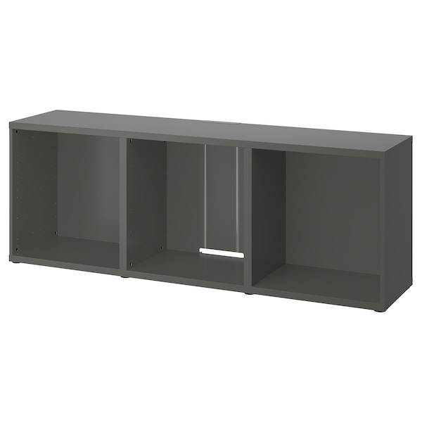 IKEA BESTÅ TV unit, 70 7/8x15 3/4x25 1/4 in Dark Gray, Ikea Ireland | 7180BVTLP