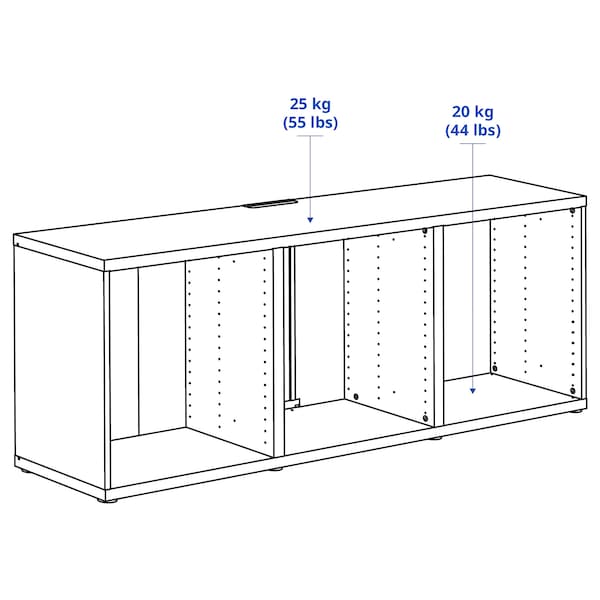 IKEA BESTÅ TV unit, 70 7/8x15 3/4x25 1/4 in White Stained Oak Effect, Ikea Ireland | 5681WQSPH