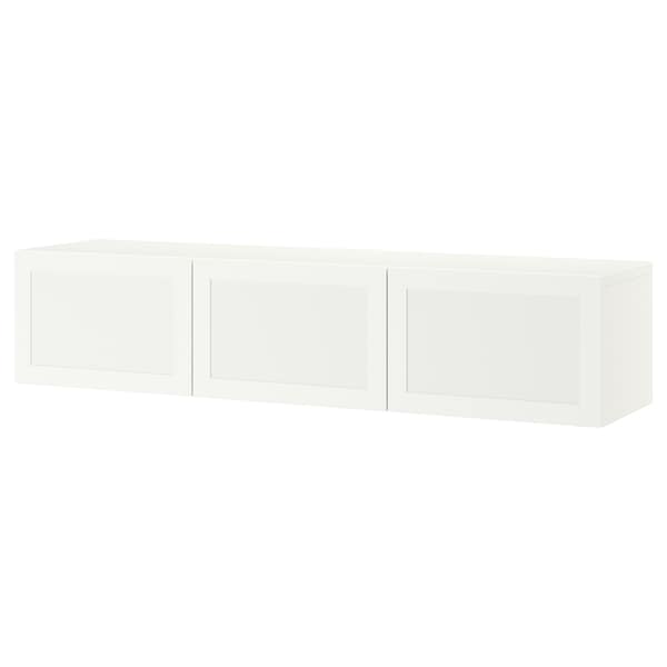 IKEA BESTÅ TV unit with doors, 70 7/8x16 1/2x15 in White / Hanviken White, Ikea Ireland | 2019WILXG