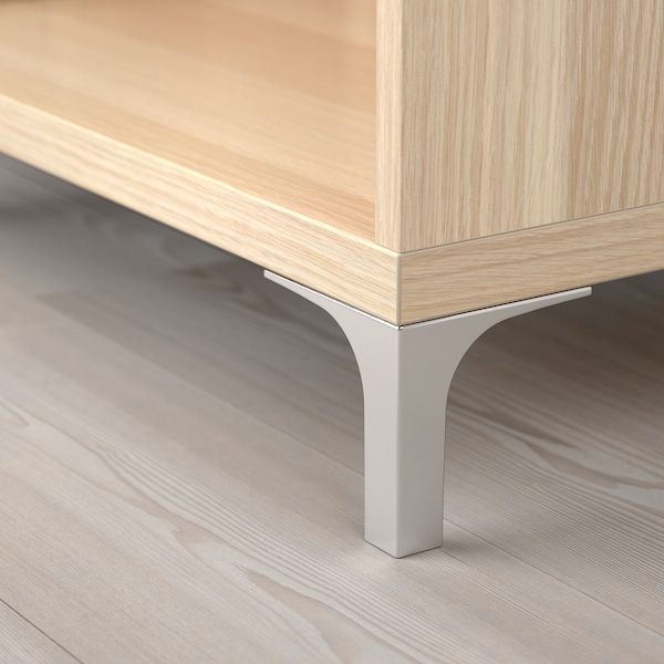 IKEA BESTÅ cabinet, white stained oak effect, 23 5/8x15 3/4x79 1/2 in, Ikea Ireland | 5308ICAVW