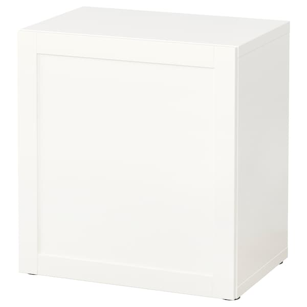 IKEA BESTÅ shelf unit with door, 23 5/8x16 1/2x25 1/4 in White / Hanviken White, Ikea Ireland | 4510RFUCE