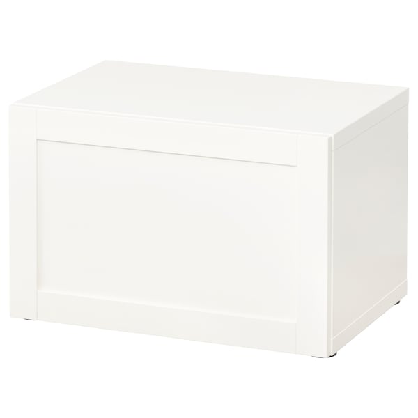 IKEA BESTÅ shelf unit with door, 23 5/8x16 1/2x15 in White / Hanviken White, Ikea Ireland | 3207CIKYL