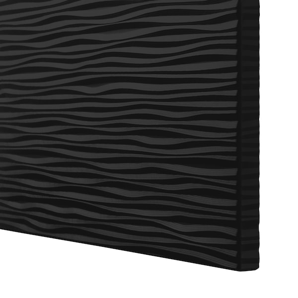 IKEA BESTÅ shelf unit with door, 23 5/8x16 1/2x15 in Black / Brown / Laxviken Black / Brown, Ikea Ireland | 7865MVKQG