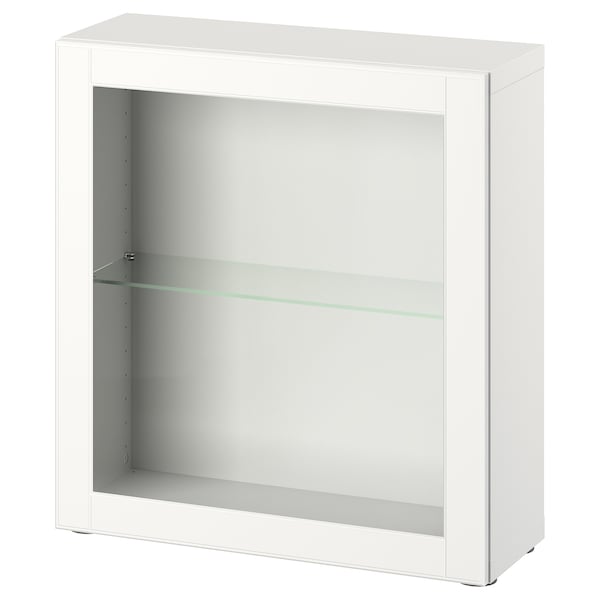 IKEA BESTÅ shelf unit with door, 23 5/8x8 5/8x25 1/4 in White / Ostvik White, Ikea Ireland | 4563RHQJF