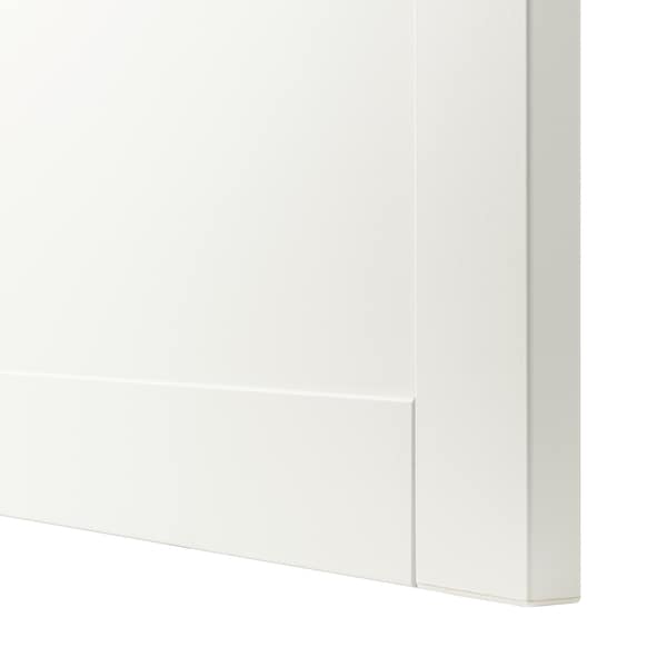 IKEA BESTÅ shelf unit with door, 23 5/8x8 5/8x25 1/4 in White / Hanviken White, Ikea Ireland | 5801OCMPX