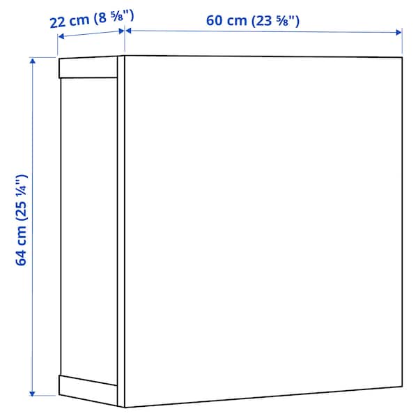 IKEA BESTÅ shelf unit with door, 23 5/8x8 5/8x25 1/4 in Dark Gray / Lappviken Dark Gray, Ikea Ireland | 9184ZHQDM