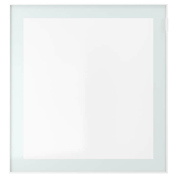 IKEA BESTÅ shelf unit with glass door, 23 5/8x16 1/2x25 1/4 in White Glassvik / White / Light Green Clear Glass, Ikea Ireland | 6305KFZHN