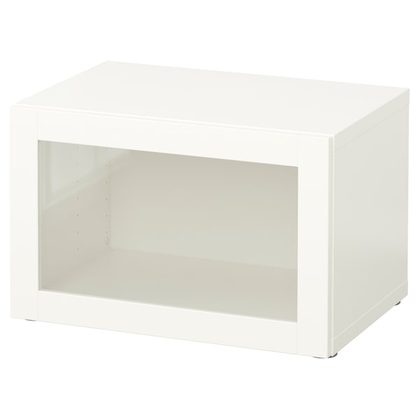 IKEA BESTÅ shelf unit with glass door, 23 5/8x16 1/2x15 in White / Sindvik White Clear Glass, Ikea Ireland | 9461RQYLM