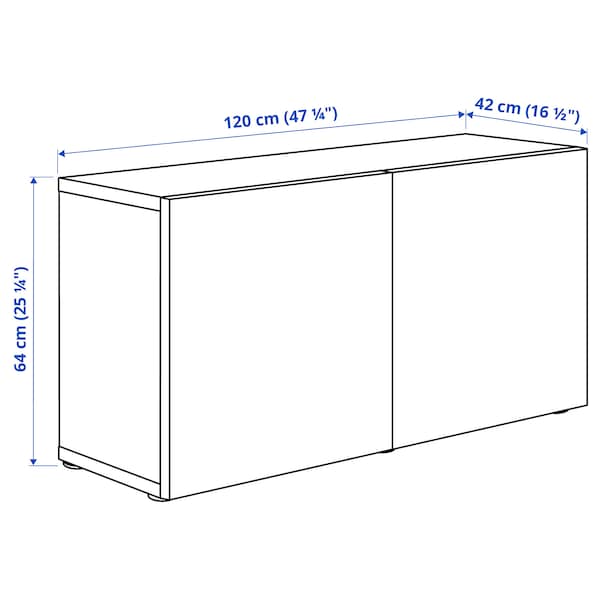 IKEA BESTÅ shelf unit with glass doors, 47 1/4x16 1/2x25 1/4 in White Glassvik / White / Light Green Frosted Glass, Ikea Ireland | 5607GYKJT