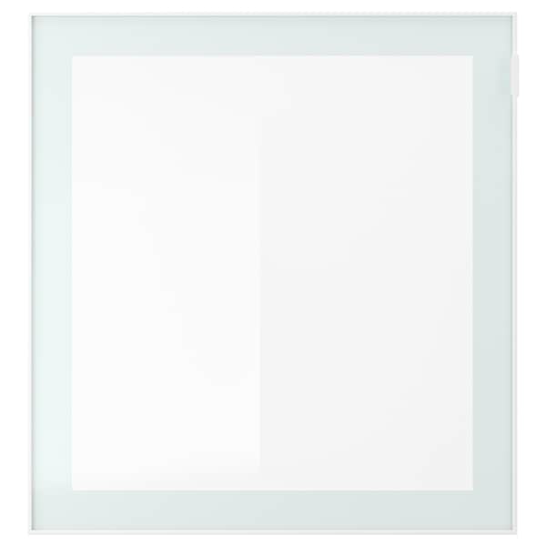 IKEA BESTÅ shelf unit with glass doors, 47 1/4x16 1/2x25 1/4 in White Stained Oak Effect Glassvik / White / Light Green Frosted, Ikea Ireland | 1238LXOQH