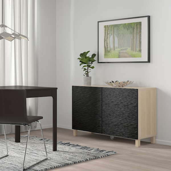 IKEA BESTÅ storage combination with doors Black, Ikea Ireland | 9185TEPAK