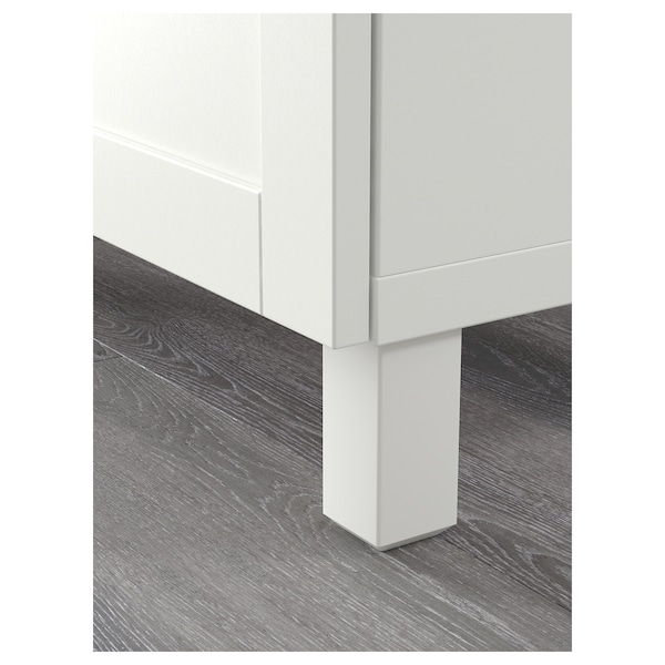 IKEA BESTÅ storage combination with doors, 47 1/4x16 1/2x29 1/8 in White / Hanviken / Stubbarp White, Ikea Ireland | 7854RBIWT