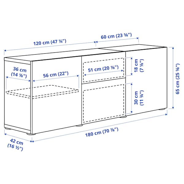 IKEA BESTÅ storage combination with drawers, black-brown/Lappviken black-brown, 70 7/8x16 1/2x25 5/8 in, Ikea Ireland | 6324NYEUQ