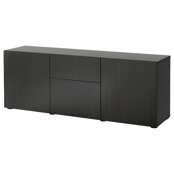 IKEA BESTÅ storage combination with drawers, black-brown/Lappviken black-brown, 70 7/8x16 1/2x25 5/8 in, Ikea Ireland | 6324NYEUQ