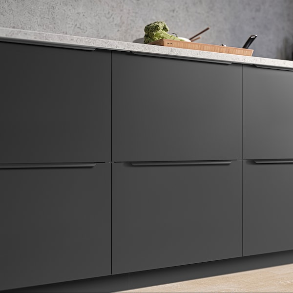 IKEA BILLSBRO handle, 27 in, 2 pack Anthracite, Ikea Ireland | 1306OZCTN